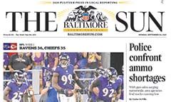 baltimore sun newspaper subscription
